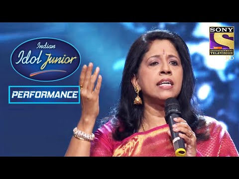 Kavita Krishnamurthy&#039;s Grand Performance On &#039;Tu Pyar Ka Sagar Hai&#039; | Indian Idol Junior