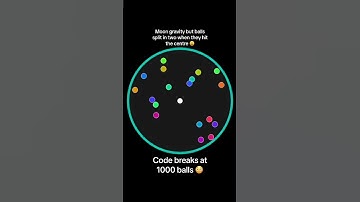 #asmr #balls #simulation #physics #satisfying #adhd #code #fyp