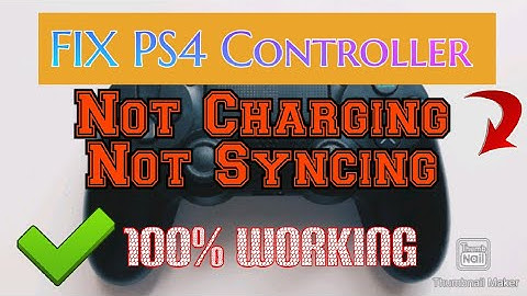 How to FIX PS4 Controller Not Charging/Not Syncing | EASY FIX | 100% WORKING