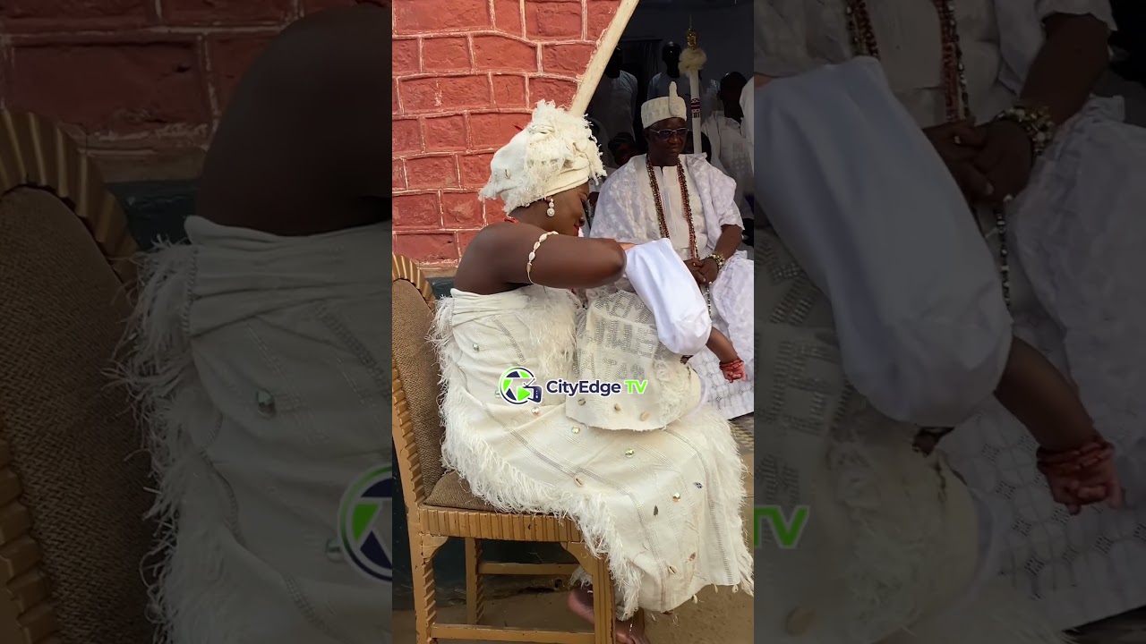 OLORI ASHLEY & HER PRINCE CHARMING AT THEIR HOMECOMING CEREMONY