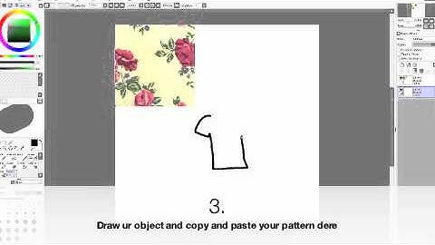 How to put a Pattern in an Object ~ SAI `