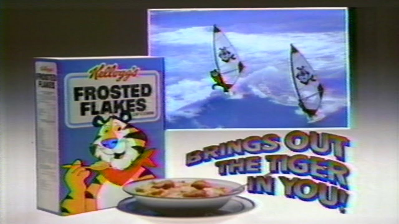 Frosted Flakes "Windsurfer" commercial (1986) YouTube