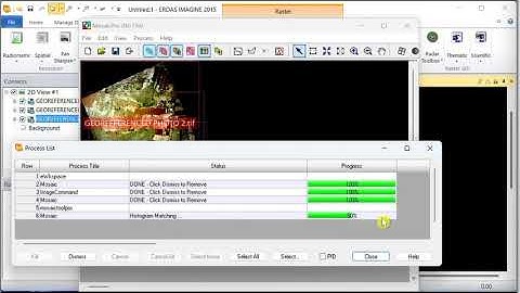 HOW TO MOSAIC RASTER LAYERS/MOSAIC GEOREFERENCED AERIAL PHOTOS /MOSAICING IN ERDAS IMAGINE 2015
