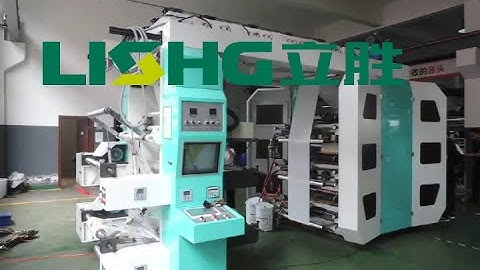 flexographic printing manufacturer:stack type /6 color 1200mm