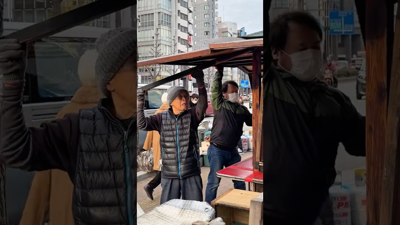 屋台一筋50年、80代夫婦の天ぷら