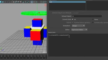 Maya 2024 expression editor Basic for Beginners