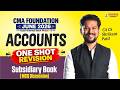 CMA Foundation Accounts | One Shot Revision | Subsidiary Book | June 26 Exam | CA CS Shrikant Patil