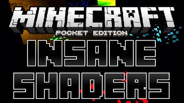 INSANE SHADERS IN MCPE!!! - KMPE SHADER - Minecraft PE (Pocket Edition)