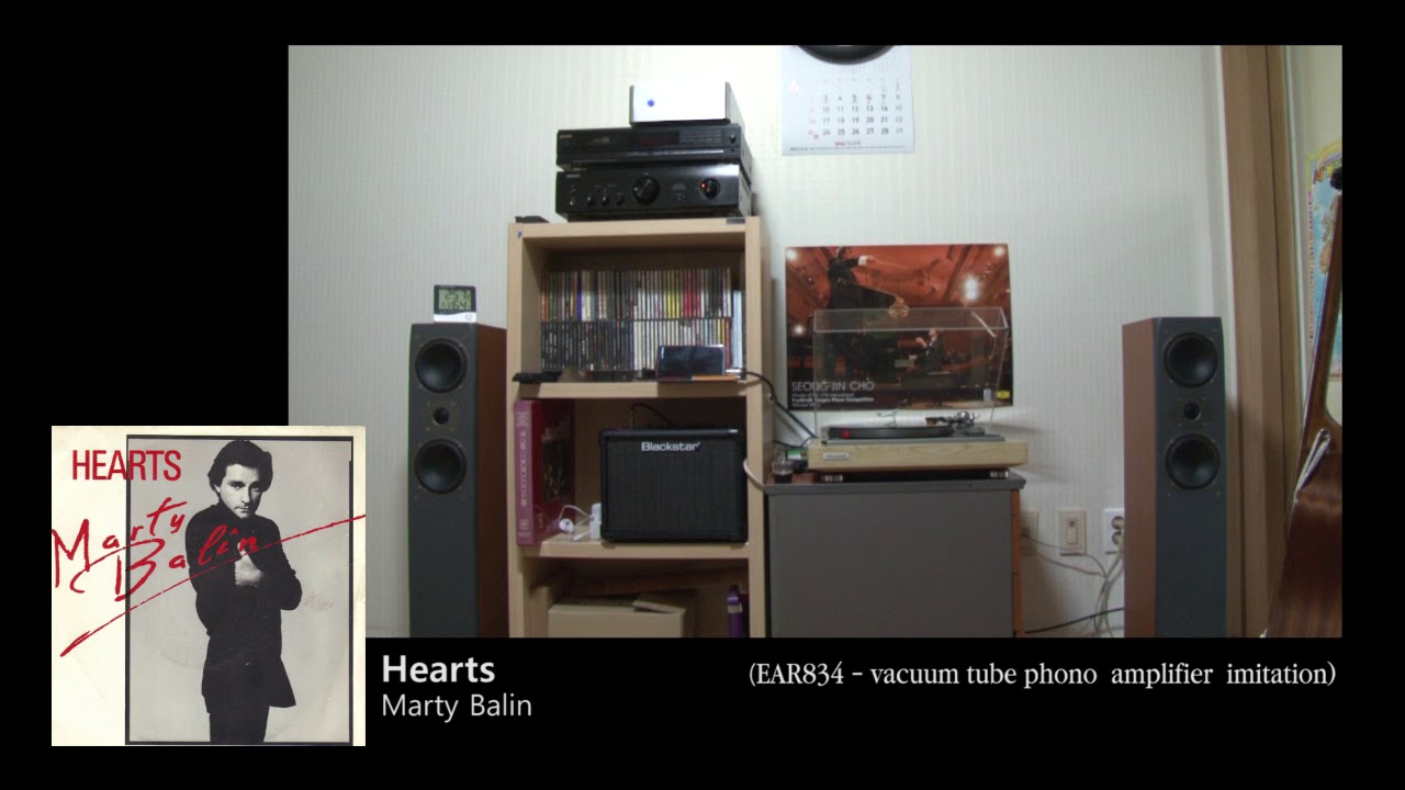 (RECORDING) Marty Balin - Hearts (EAR834 vacuum tube phono amplifier imitation)
