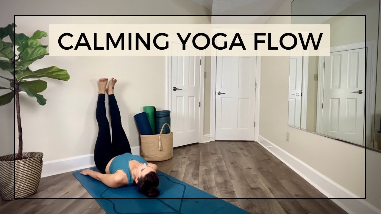 YOGA TO RELIEVE STRESS & ANXIETY | 30-min flow to calm your nervous ...