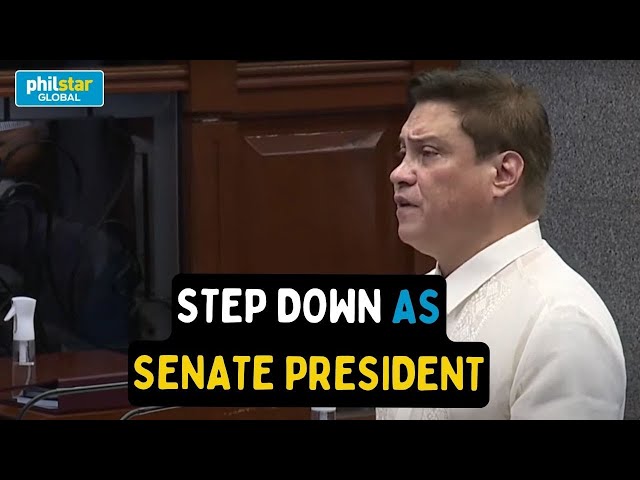 Sen. Juan Miguel Zubiri steps down as Senate President class=