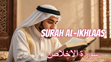 Quran 112   Surah Al Ikhlaas سورة الإخلاص   Sheikh Saud Ash Shuraim   With English Translation