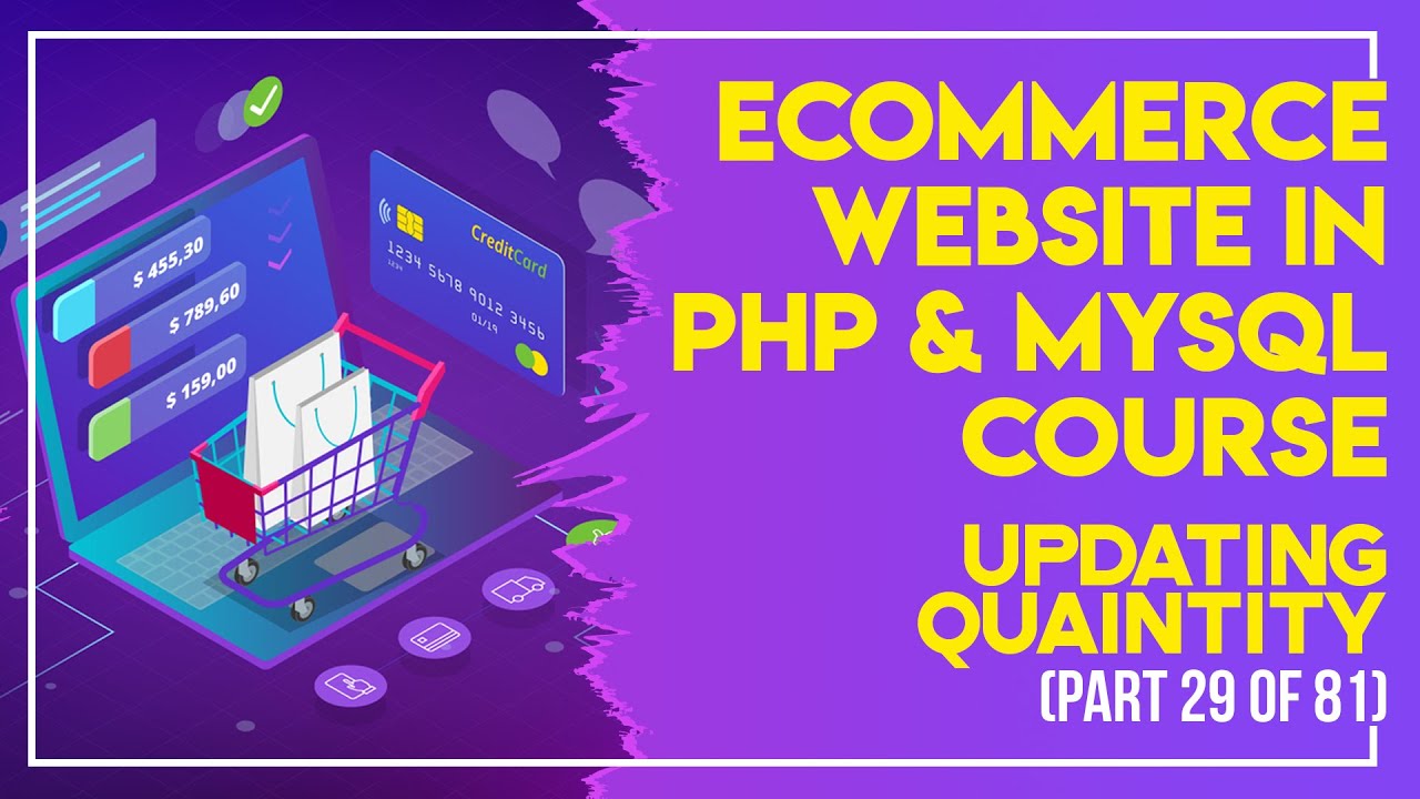 E-Commerce website in PHP & MySQL in Urdu/Hindi part 29 updating quaintity