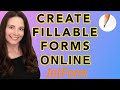 How To Create Fillable Forms Online and Track Results with JotForm - Convert Word and PDF Forms