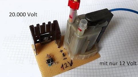 Hochspannung mit Zeilentrafo - ACHTUNG HOCHSPANNUNG