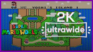 Super Mario World 21:9 2K 60FPS | BSNESHD