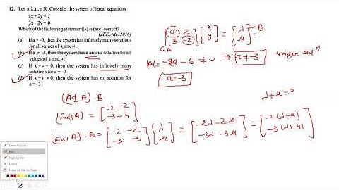 JEE ADVANCED 2016 matrix question