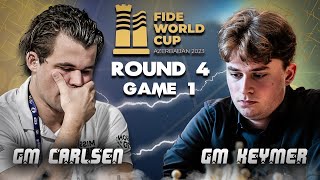 2700chess on X: 18 y/o 🇩🇪 Keymer (2720.4 +19.4) beats Carlsen in Round  4.1 #FIDEWorldCup and moves to World#24 on the live rating list with TPR of  3050 (!)  Photo: Anna
