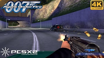 James Bond 007 Agent Under Fire PS2 Gameplay 4K 2160p (PCSX2)