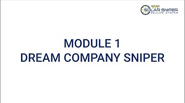 Module 1 - Dream Company Sniper & Decision Maker Extraction