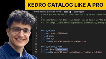 Using the Kedro catalog like a pro