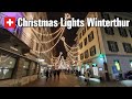 Winterthur ✨ Christmas Lights 2021 Ep#2 • Walking Tour Switzerland 🇨🇭 [4K]