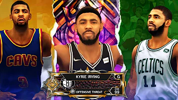 99 OVERALL KYRIE IRVING NBA2K20 MOBILE  CRAZIEST *BEST BALL HANDLER