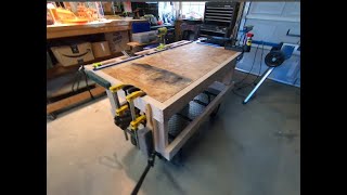 The ULTIMATE DIY All Terrain PORTABLE Workbench BUILD for
