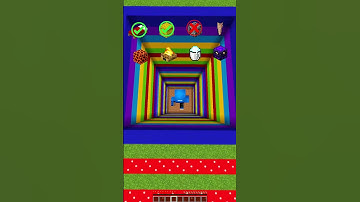 MINECRAFT : FALL DAMAGE VS BLOCK