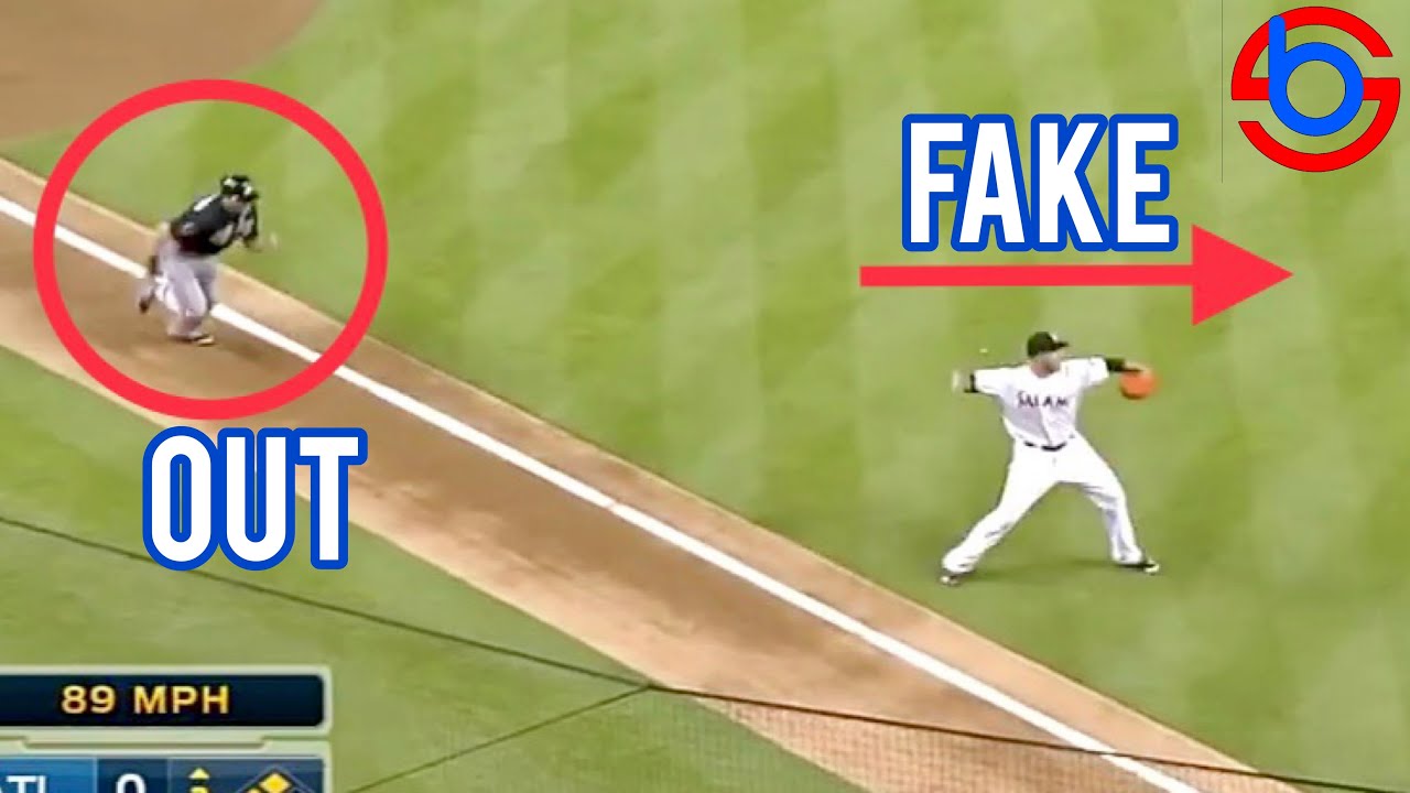 MLB | Fake Throws Fake out