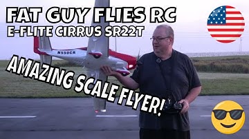 E-FLITE CIRRUS SR22T AMAZING SCALE FLYER with New CAMERA CREW by FGFRC