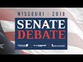 U.S. Senate debate with Republican Josh Hawley and Democrat Claire McCaskill