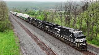 DJI Air 3 Norfolk Southern Pittsburgh Line, Mexico, PA - April 28, 2024