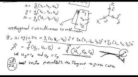 Lecture 2 Orthogonal Curvillinear coordinates