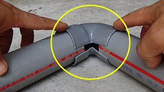 Muy pocos plomeros conocen esta técnica de cambiar un codo de 2" PVC para drenaje