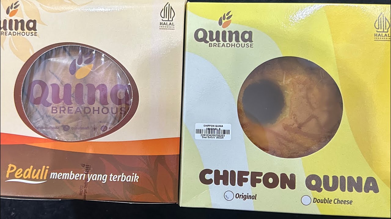 Quina Breadhouse - Chiffon Quina + Roti Keju 🍞🥐🥯🤤😍🔥