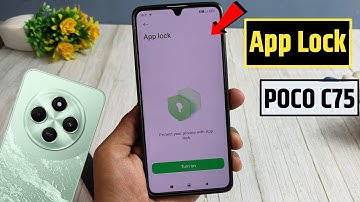 poco c75 app lock setting | poco c75 app lock kaise kare