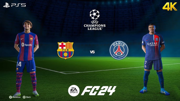 EA FC 24 - Barcelona vs Bayern Munich, UCL Final Gameplay