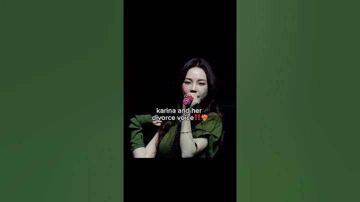 aespa KARINA's Insane Divorce Live Vocals #aespa #aespakarina #whiplash