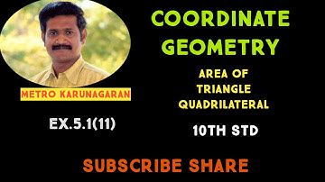 10th Std Maths Ex.5.1(11) In the figure find the area of (i) triangle AGF (ii) triangle FED (iii) qu