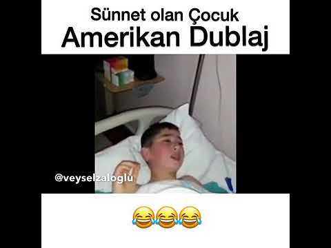 Sünnet olan çocuk Amerikan dublaj