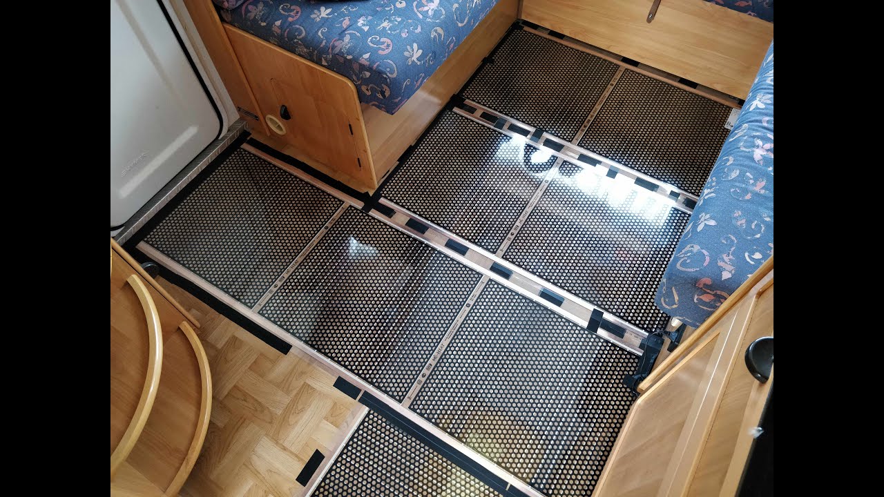 Einbaudokumentation Fußbodenheizung in Wohnwagen Wohnmobil 