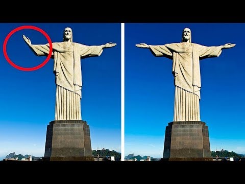 5 оживших статуй, снятых на видео