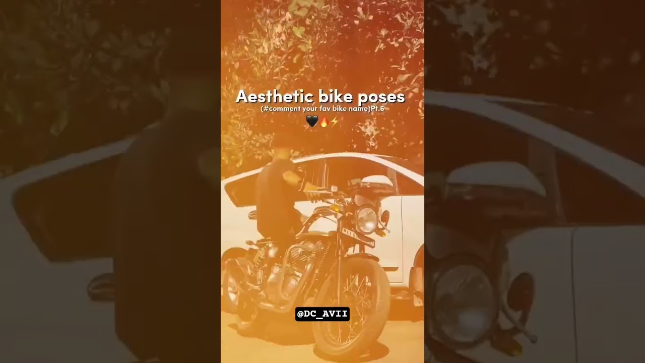 Aesthetic bike poses 😉
