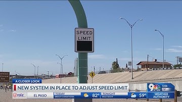 New system in place to adjust speed limit