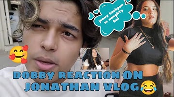 @DobbyIsLive_ reaction on @JONATHANGAMINGYT first vlog 😚