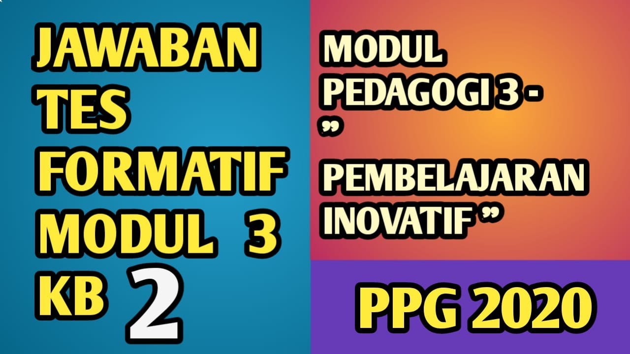 Tes Soal Formatif Modul 3 Kb 2