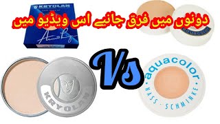 DRY PANCAKE VS AQUA PANCAKE || Difference || How To Apply Pancake || Kryolan Base Makeup Tutorial