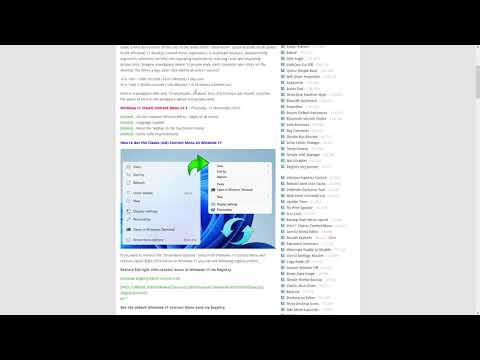 Windows 11 Classic Context Menu ( копировать / вставить как в win 10 )