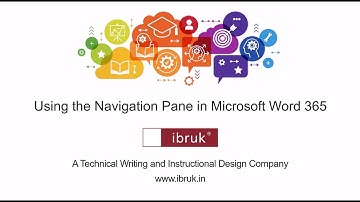 Using the Navigation Pane in Microsoft Word 365